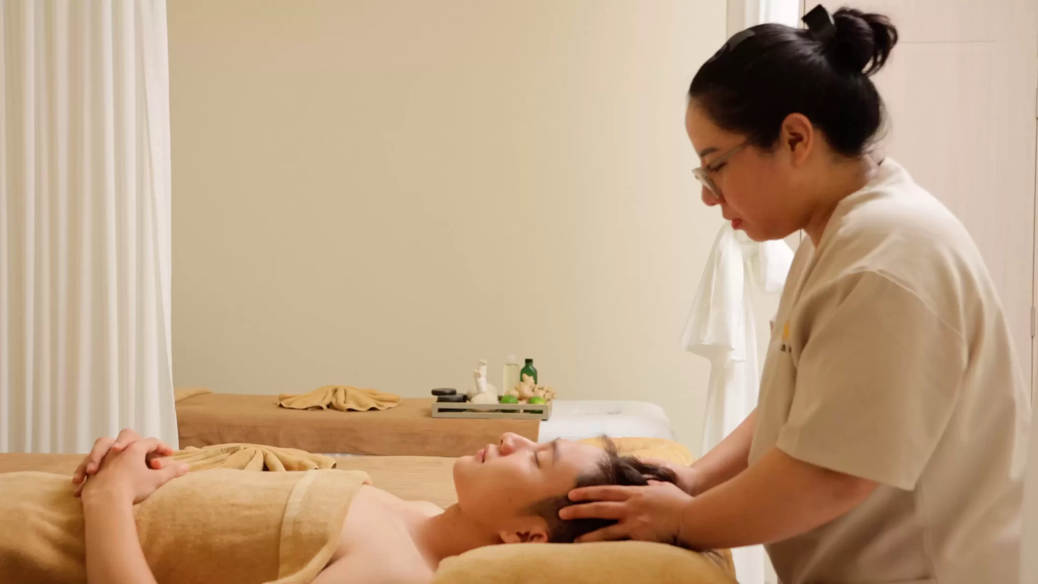 Treatment room at Siz Spa, a massage spa in District 1, Ho Chi Minh City